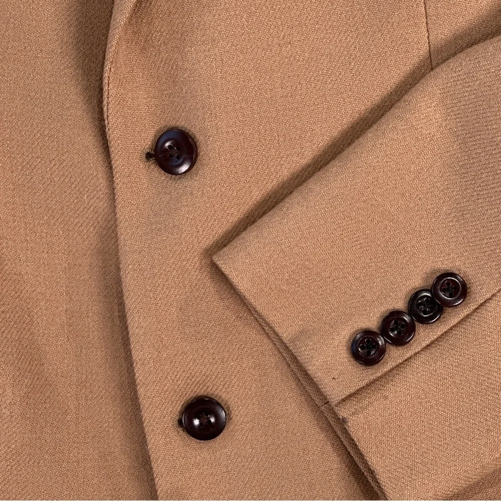 Oscar De La Renta Men’s 100% Wool Sport Coat Camel 43R